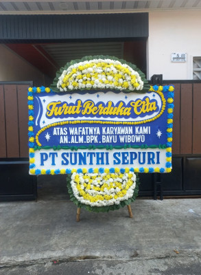 Papan Bunga Duka di Songka