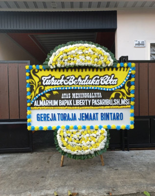 Papan Bunga Duka di Songka